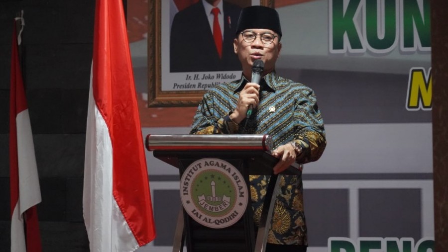 Ketua Komisi VIII Yandri Susanto Saat Kunker di Ponpes Al Qodiri Jember. DOK Kemenag