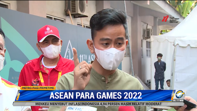 Gibran Rakabuming Pastikan ASEAN Para Games Taat Prokes
