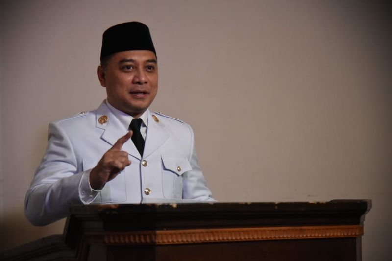 Wali Kota Surabaya Eri Cahyadi (ANTARA/HO-Diskominfo Surabaya)