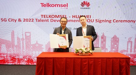 Huawei dan Telkomsel Kerja Sama Pengembangan 5G