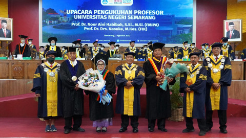 Unnes Tambah Dua Profesor Baru