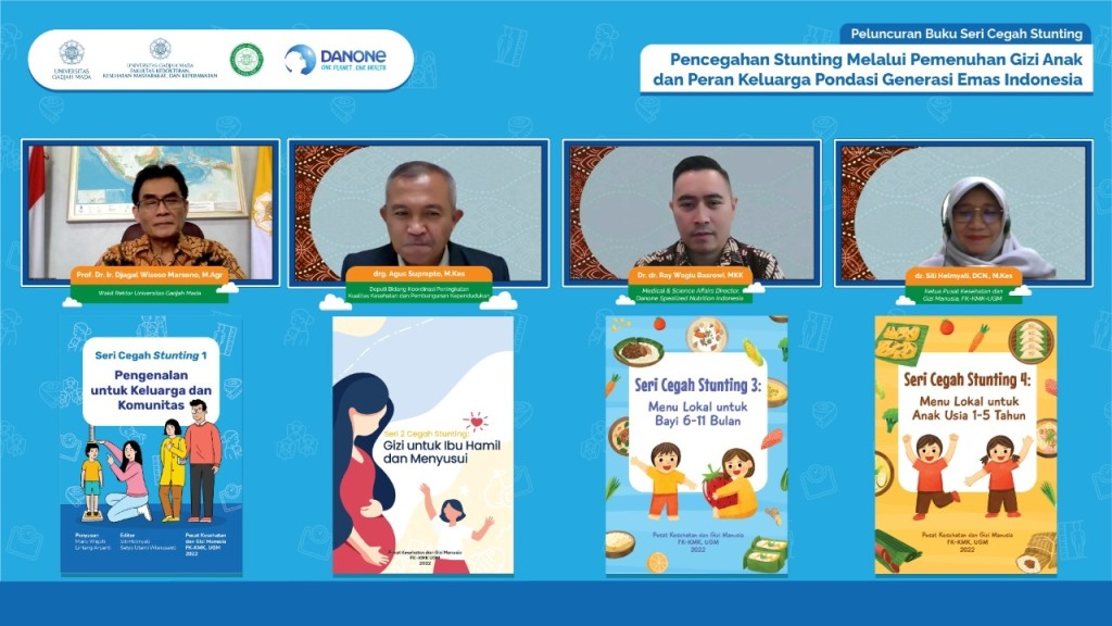 Peluncuran 4 Buku Seri Cegah Stunting. (Foto: Ist)