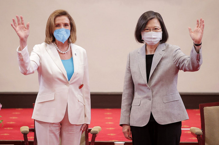 Presiden Taiwan Jamu Nancy Pelosi di Kantor Kepresidenan