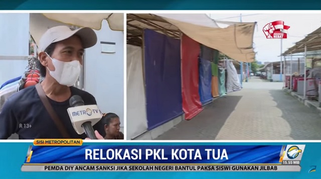 Pedagang Dukung Relokasi PKL Kota Tua