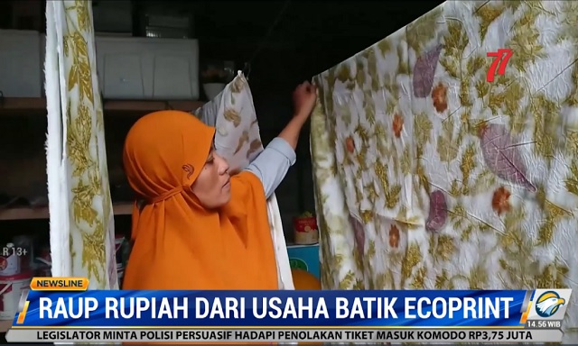 Batik Ecoprint Berpeluang Bisnis Menjanjikan, Begini Pembuatannya...
