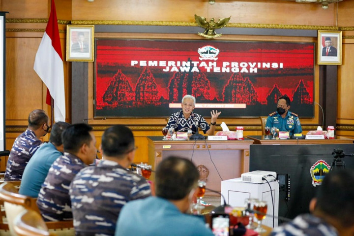 Ganjar Gandeng TNI AL Manfaatkan Teknologi Hidro-Oseanografi