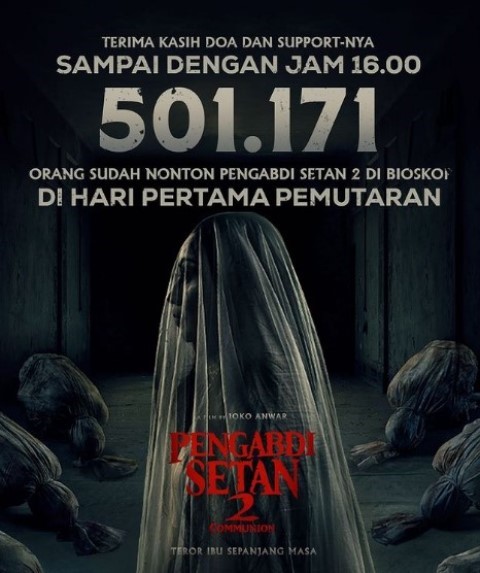 Ini tips buat yang takut nonton horor, tapi tetap kepo menonton. (Foto: Dok. Instagram Joko Anwar/@jokoanwar)