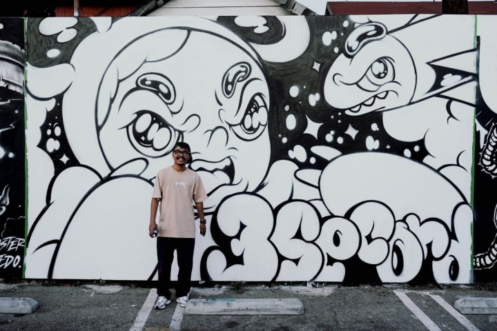 Mural Karya Seniman Asal Jakarta Dipamerkan di Amerika