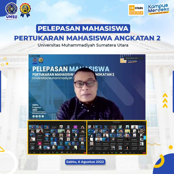 UMSU Lepas 182 Mahasiswa Ikut Pertukaran Mahasiswa Merdeka Angkatan 2 UMSU Lepas 182 Mahasiswa Ikut Pertukaran Mahasiswa Merdeka Angkatan 2