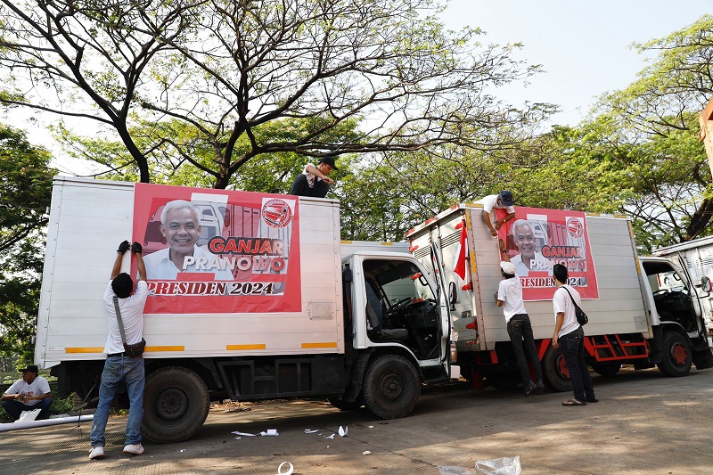  Komunitas Sopir Truk DKI Jakarta Dukung Ganjar. (Istimewa)