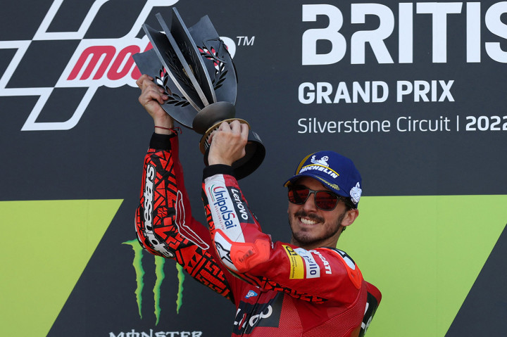 Francesco Bagnaia Juara MotoGP Inggris 2022