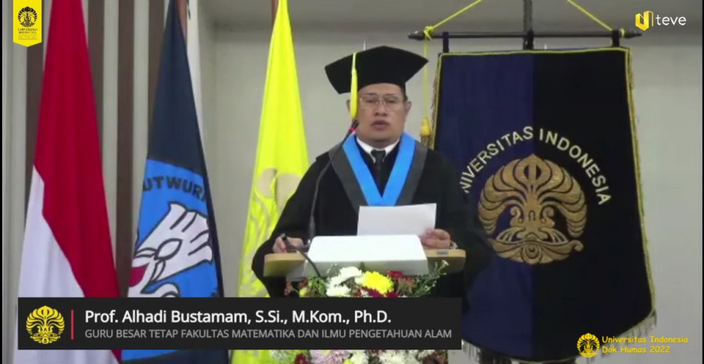 ?Guru besar FMIPA Universitas Indonesia (UI) Alhadi Bustamam. DOK UI