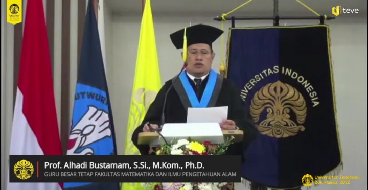 Terapkan Data Science, Big Data, dan AI pada Telemedicine Healthcare, Alhadi Dikukuhkan Jadi Guru Besar Tetap UI