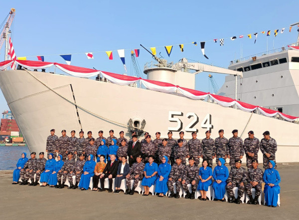 KRI Teluk Calang 524, Kapal Perang Baru Milik TNI AL Diresmikan