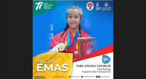 Keren! Mahasiswi Undip Ini Sabet Medali Emas dan Perak di ASEAN Para Games 2022