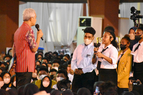 Ganjar Dorong Mahasiswa Baru Unsoed Jadi <i>Agent of Change</i>