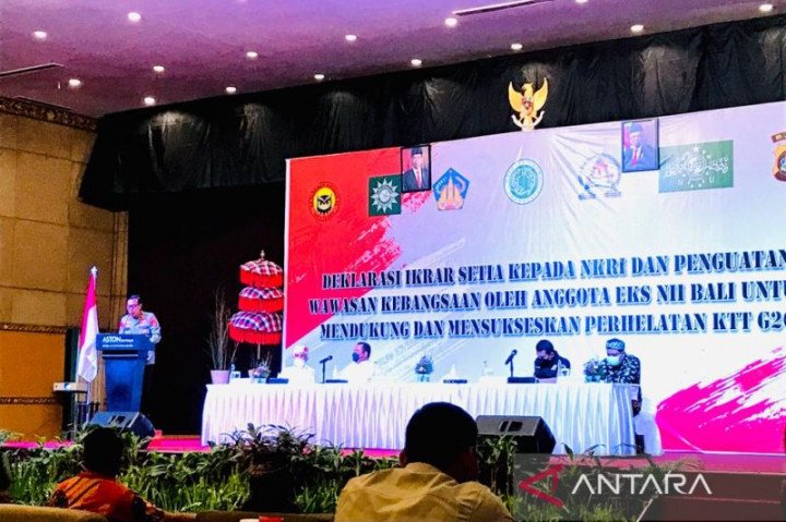 95 Anggota NII di Bali Ikrar Setia Kembali ke NKRI