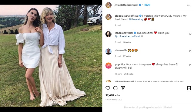 Bak Berfirasat, Anak Olivia Newton-John Unggah Momen Indah Bersama Sang Ibu