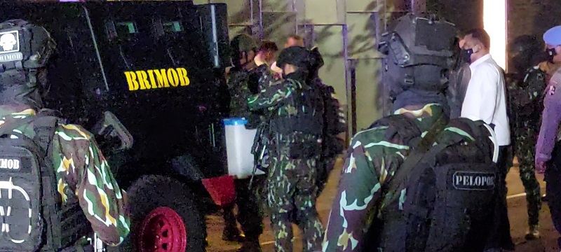 Penggeledahan rumah pribadi Irjen Ferdy Sambo di Jakarta Selatan. (Medcom.id/Kautsar Widya P)