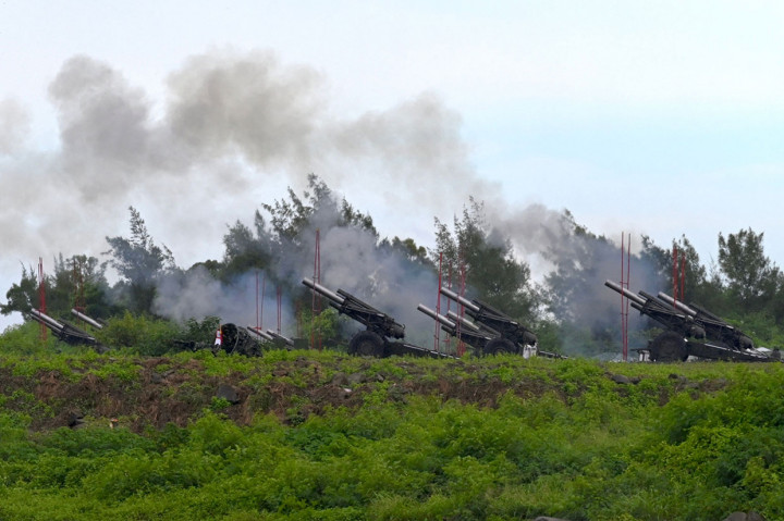 Foto: Taiwan Gelar Latihan Artileri