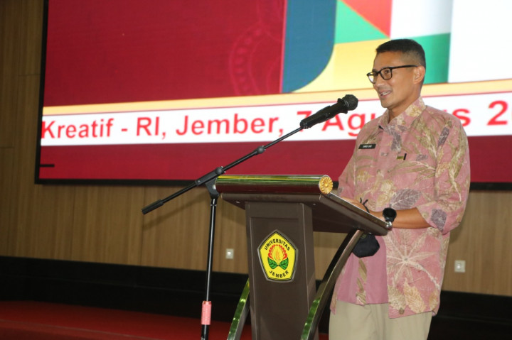 Kuliah Umum di Unej, Sandiaga Uno Dorong Mahasiswa Jadi Wirausaha