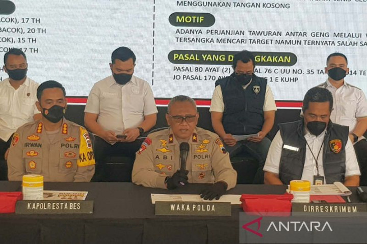 8 Anggota Dua Geng Pelaku Pembacokan di Semarang Diringkus