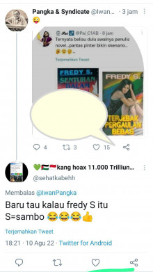 [Cek Fakta] Benarkah Ferdy Sambo Penulis Novel Kisah Percintaan? Ini Faktanya