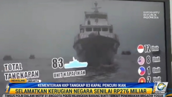 Tangkap 83 Kapal Pencuri Ikan, Kementerian KKP Selamatkan Kerugian Negara 276 Miliar