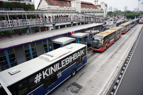 Gubernur DKI Tetapkan Tarif Integrasi Transportasi Rp10 Ribu