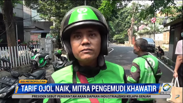 Tarif Ojol Naik, Mitra Pengemudi Khawatir Pelanggan Berkurang