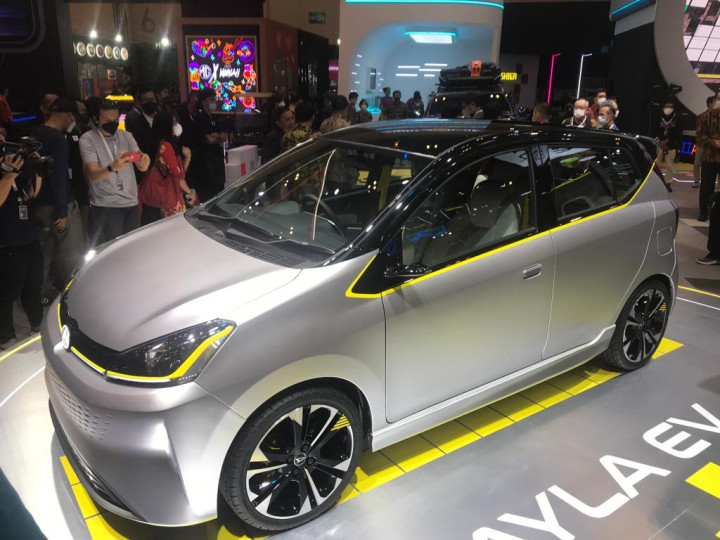 Belum Dijual, Daihatsu Pamer Ayla EV di GIIAS 2022