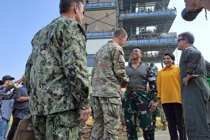 Panglima TNI Tinjau Pelaksanaan Latihan Puncak Super Garuda Shield