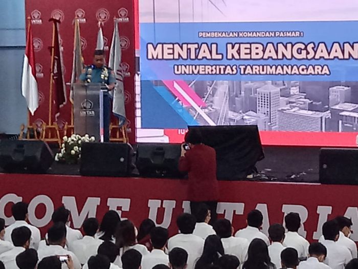 Komandan Marinir Beri Wejangan untuk Mahasiswa Baru Untar