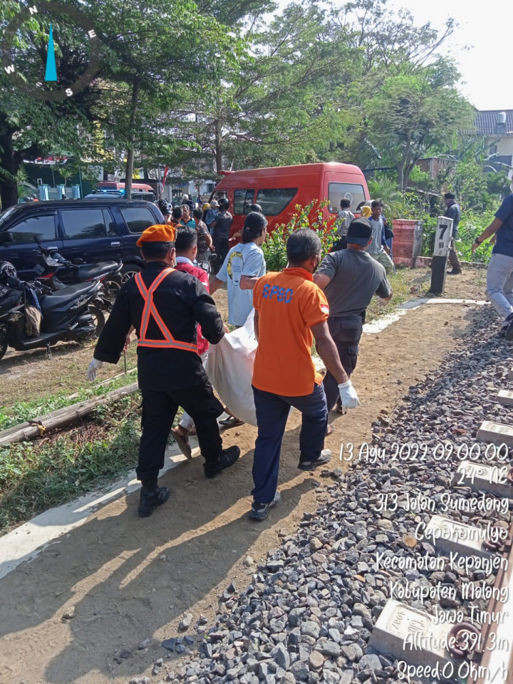 Kakek 84 Tahun Tewas Tertabrak Kereta Api Penataran di Malang