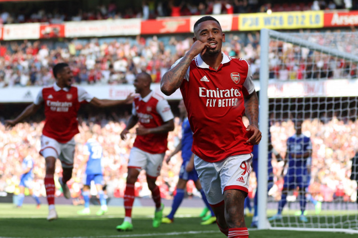 Arsenal Vs Leicester: Gabriel Jesus Brace, The Gunners Menang 4-2