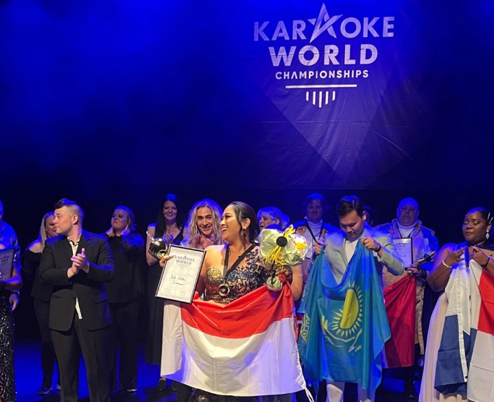 Luar Biasa! Indonesia Juara Pertama Lomba Karaoke Sedunia di Norwegia