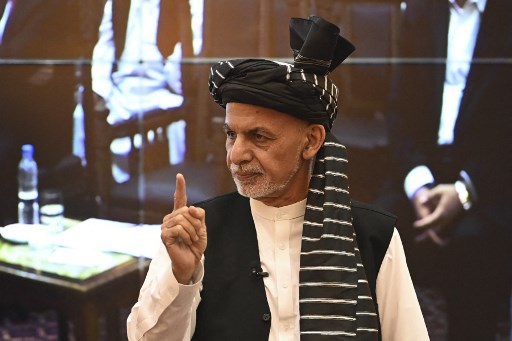 Ashraf Ghani buka-bukaan soal dialog Trump dan Taliban./AFP