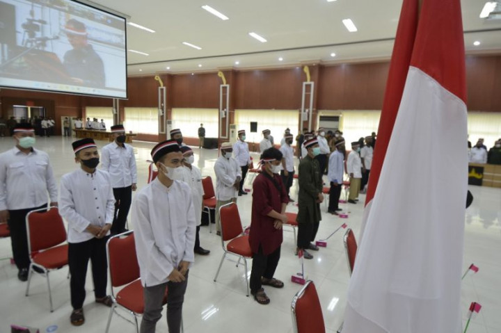 24 Anggota Khilafatul Muslimin Bandar Lampung Ikrar Setia ke NKRI