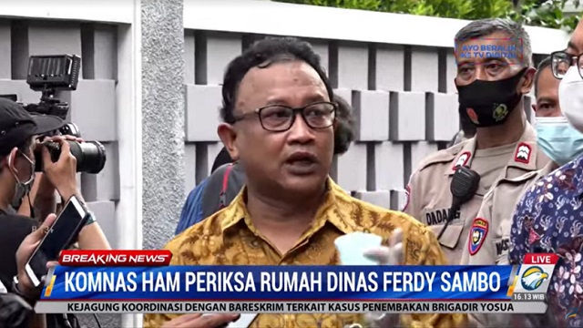 Periksa Rumah Freddy Sambo, Komnas HAM: Indikasi <i>Obstruction of Justice</i> Makin Kuat