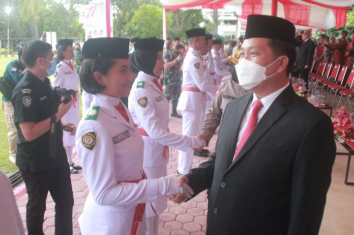 Wagub Sulut Kukuhkan 30 Anggota Paskibraka HUT RI
