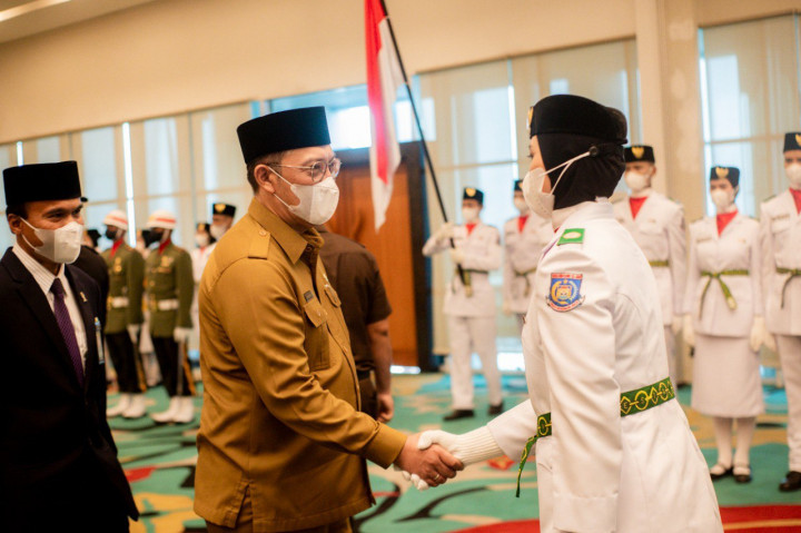 Wali Kota Tangsel Kukuhkan 50 Anggota Paskibraka HUT RI