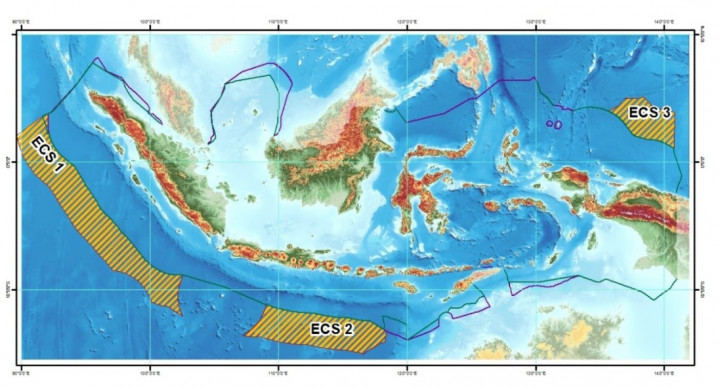 Indonesia Berpotensi Perluas Landas Kontinen Setara 1,5 Kali Pulau Sumatra