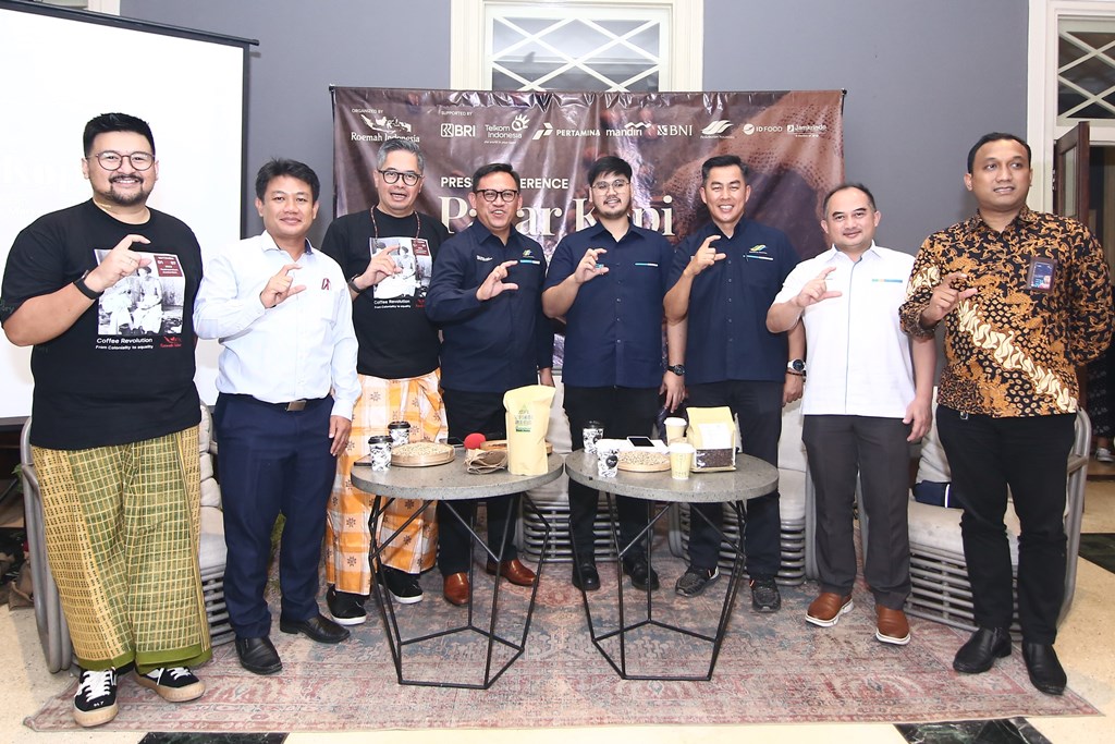 Konferensi Pers Pasar Kopi Indonesia. (Foto: Roemah Indonesia BV)