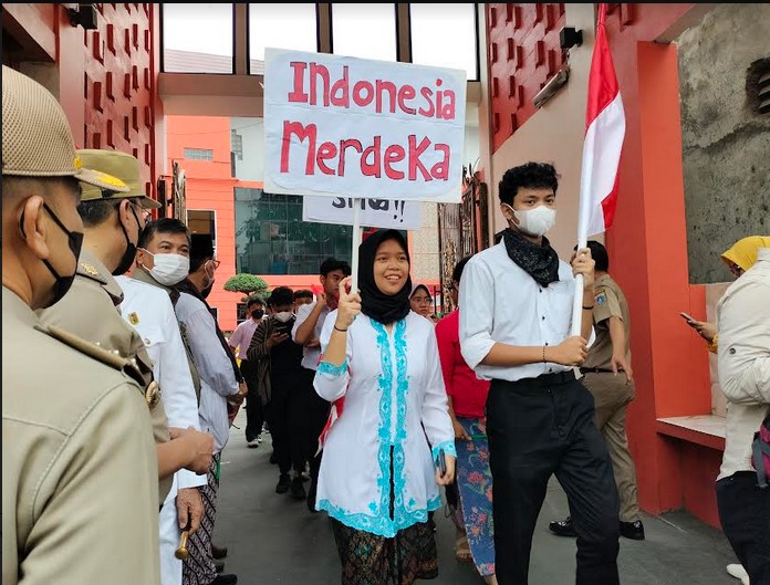 1.400 Pelajar Gelar Karnaval Kebangsaan Jelang HUT Ke-77 RI