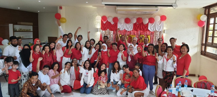 Diaspora Indonesia di Mauritius Antusias Rayakan HUT ke-77 RI