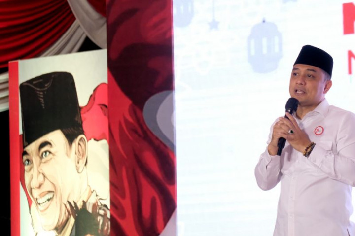 Wali Kota Surabaya Sampaikan Pesan Bung Karno Lewat Rekaman Audio di Puncak HUT ke-77 RI