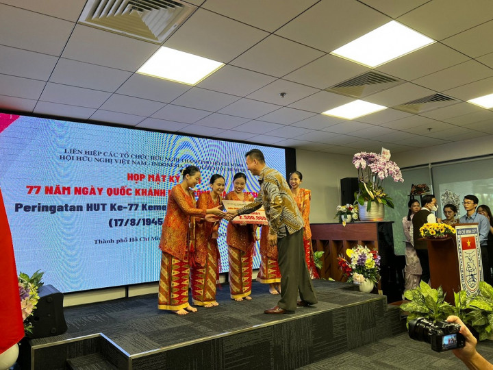 Organisasi Persahabatan Indonesia-Vietnam Gelar Acara HUT ke-77 RI