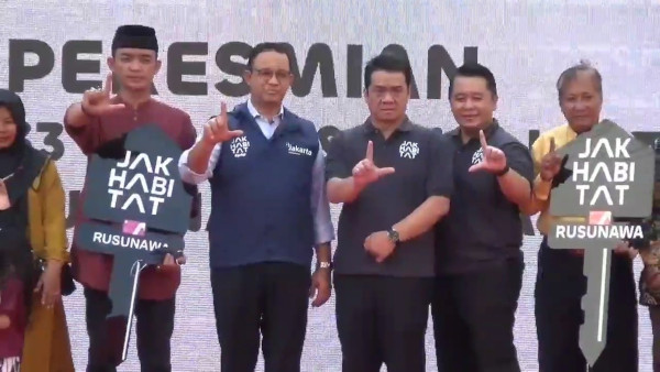Ungkit Janji Politik, Anies Baswedan Resmikan 12 Rusunawa di Jakarta