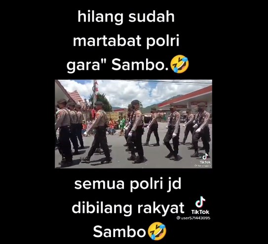 Viral Rombongan Polisi Diteriaki 'Sambo' di Twitter