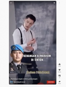 [Cek Fakta] Beredar Video TikTok Brigadir J? Begini Faktanya
